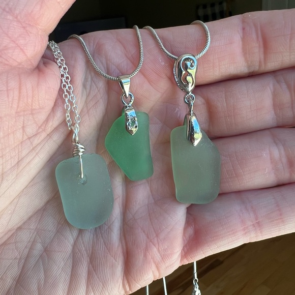 Handmade Seaglass Necklaces - Picture 2 of 4